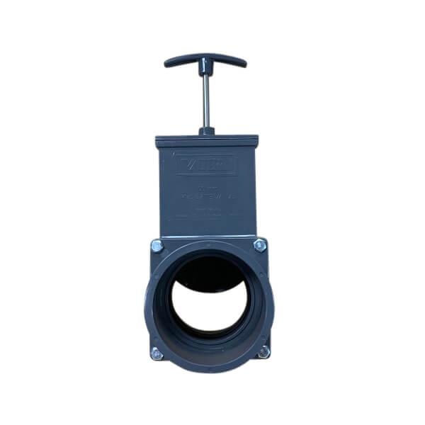 100mm PVC Sliding Gate Valve for Stormwater/DWV Pipe - Specialised Pipe & Water Solutions